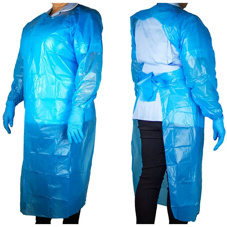 100 Long Sleeve Polycare Gowns