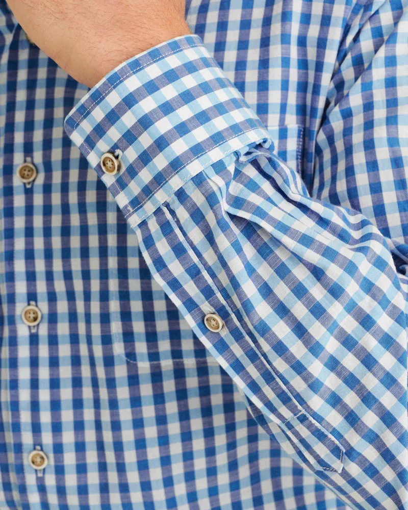 Abner Button Up Shirt- Oceanside