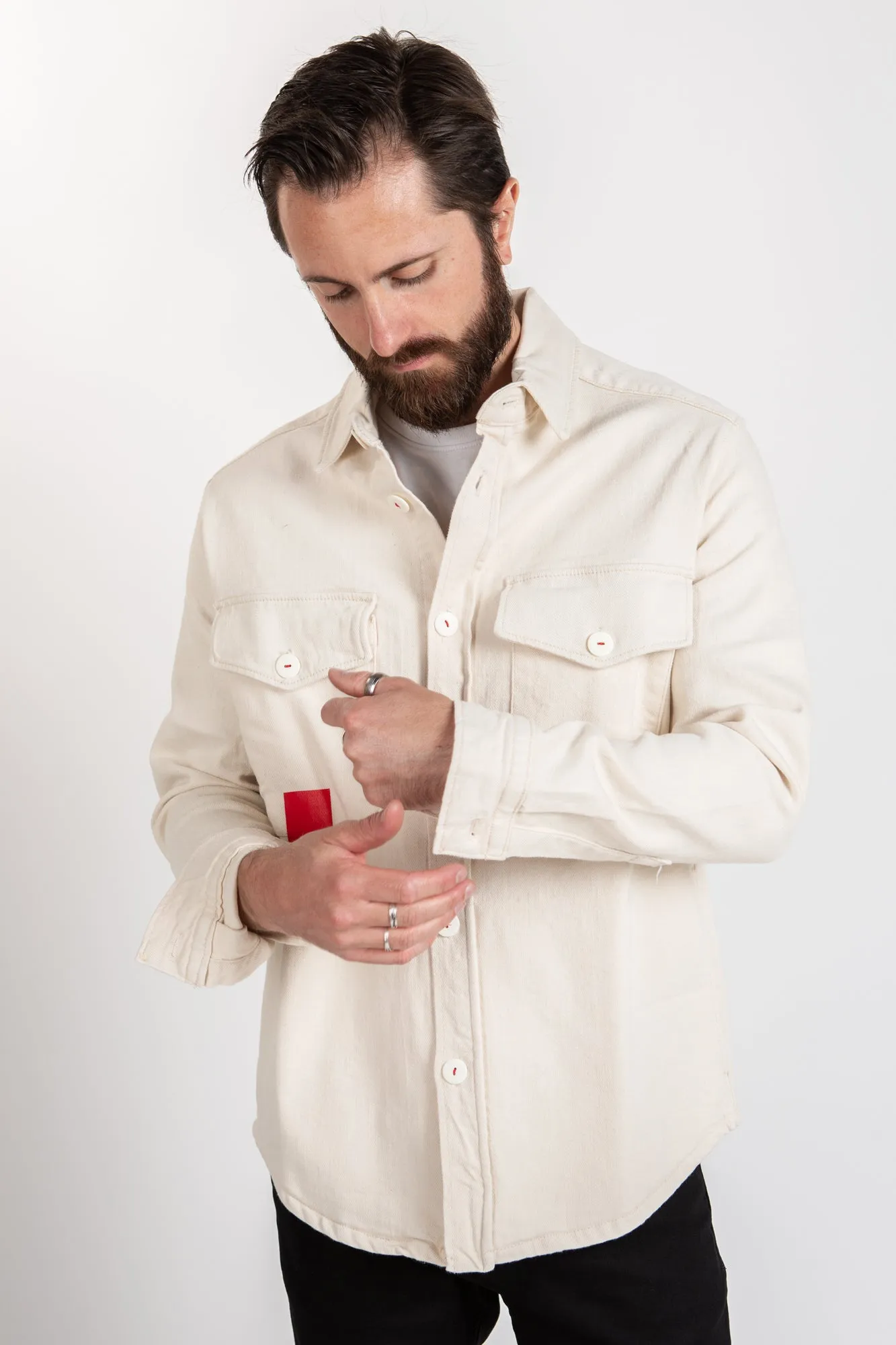Afterdark Overshirt - White