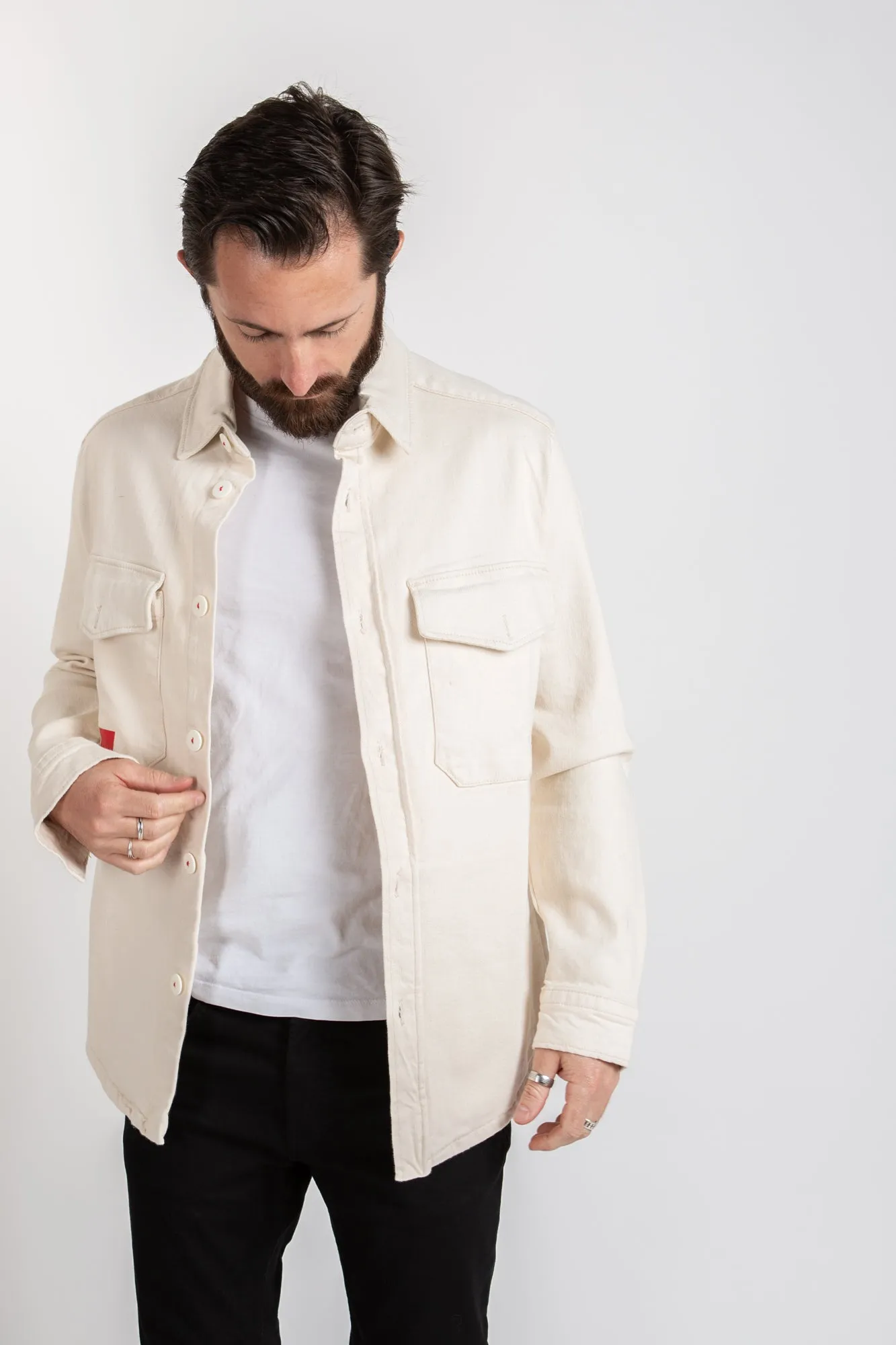 Afterdark Overshirt - White