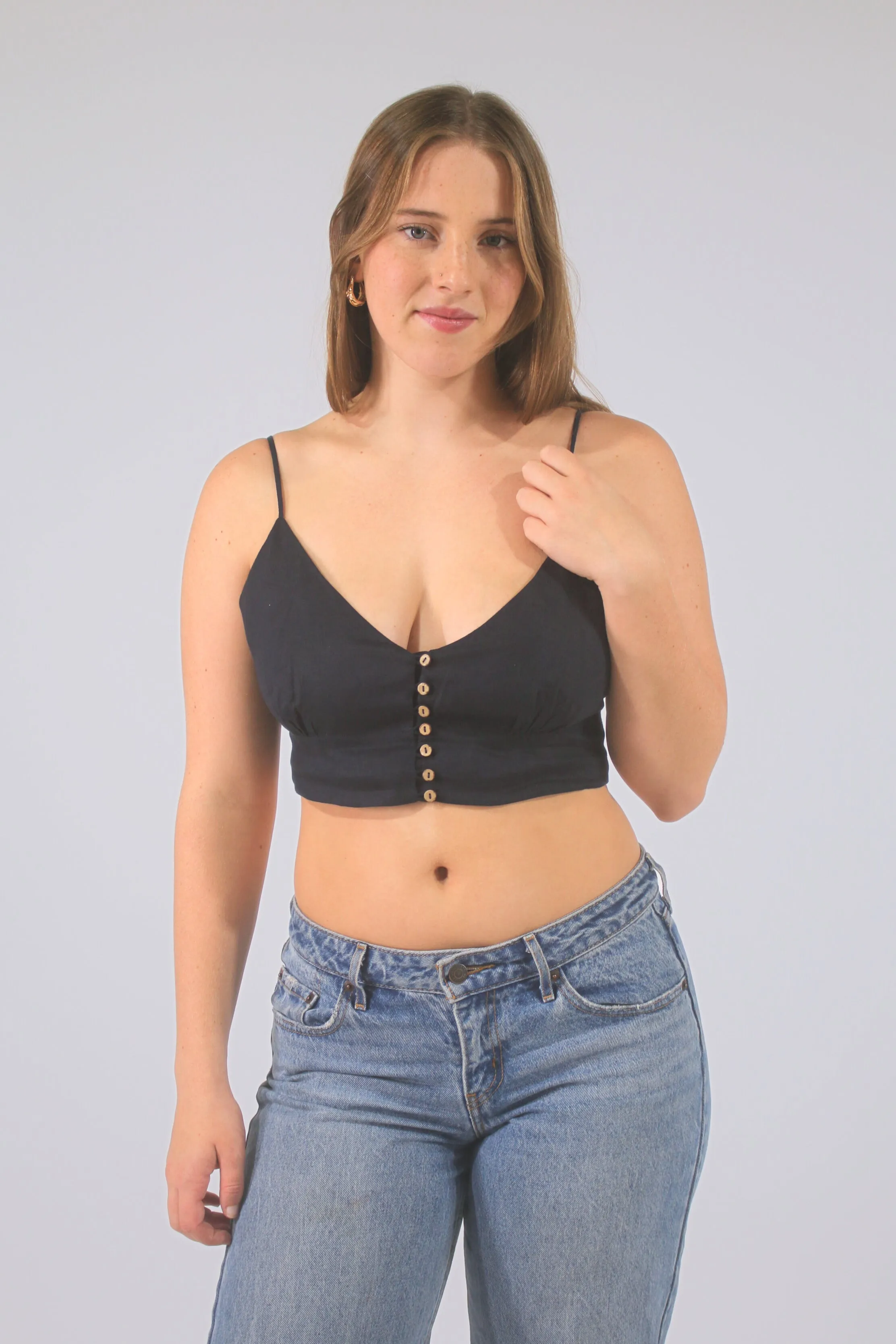 All Bodies 100% Linen Bralette
