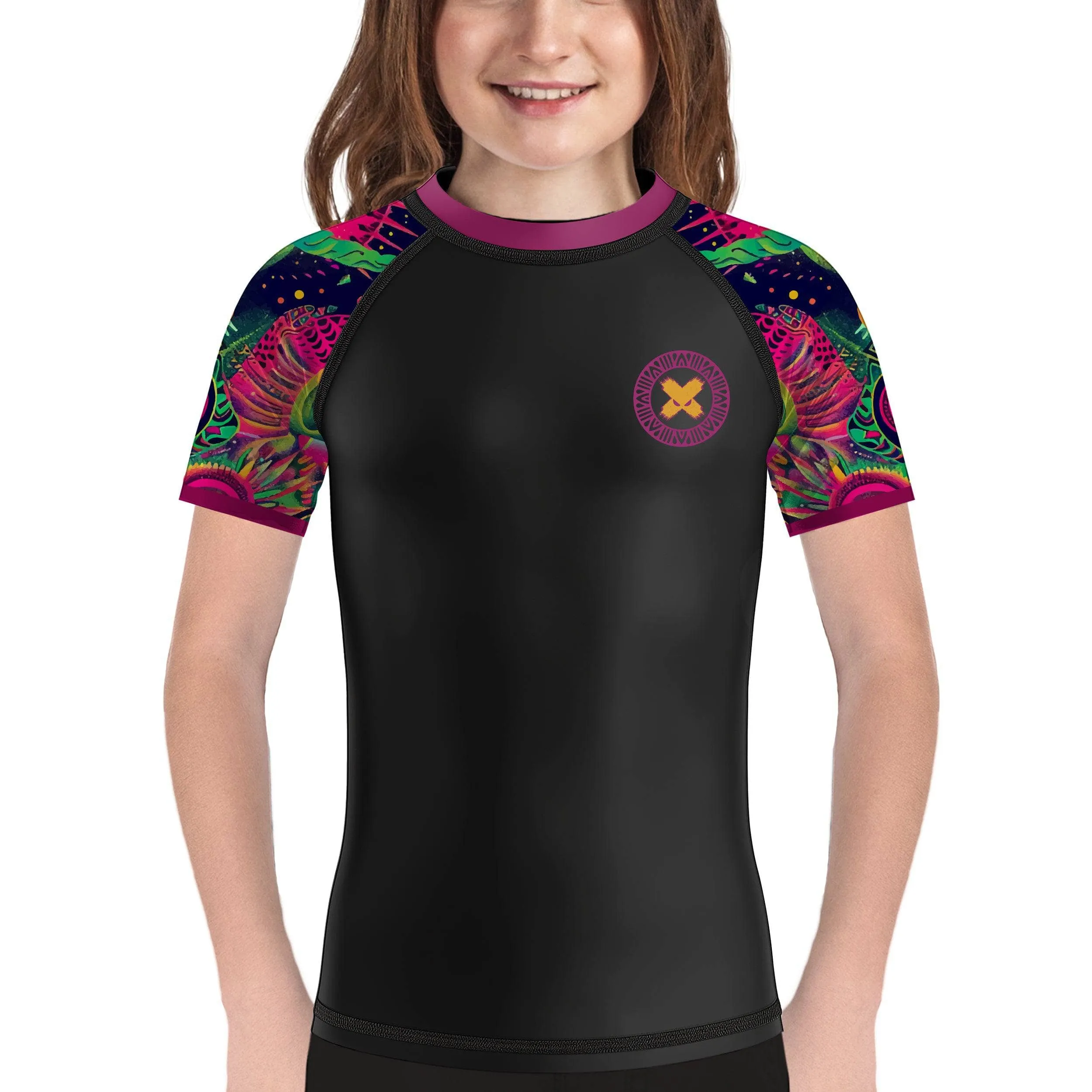 Aztec Kids BJJ Rash Guard