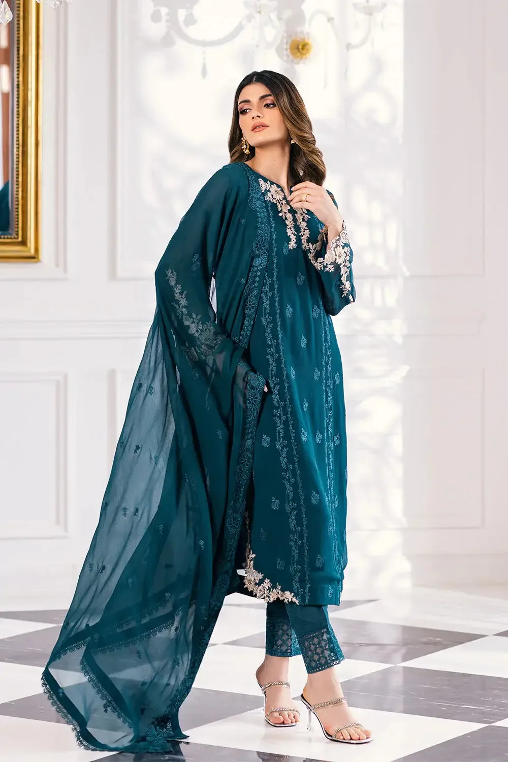 Azure | Embroidered Ensembles 23 | Seaweed