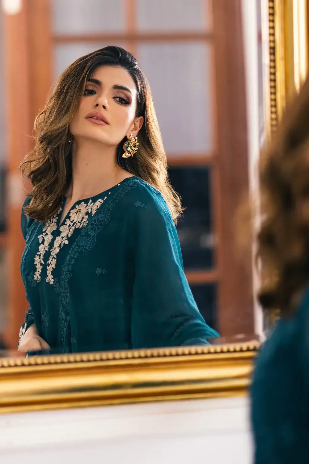 Azure | Embroidered Ensembles 23 | Seaweed