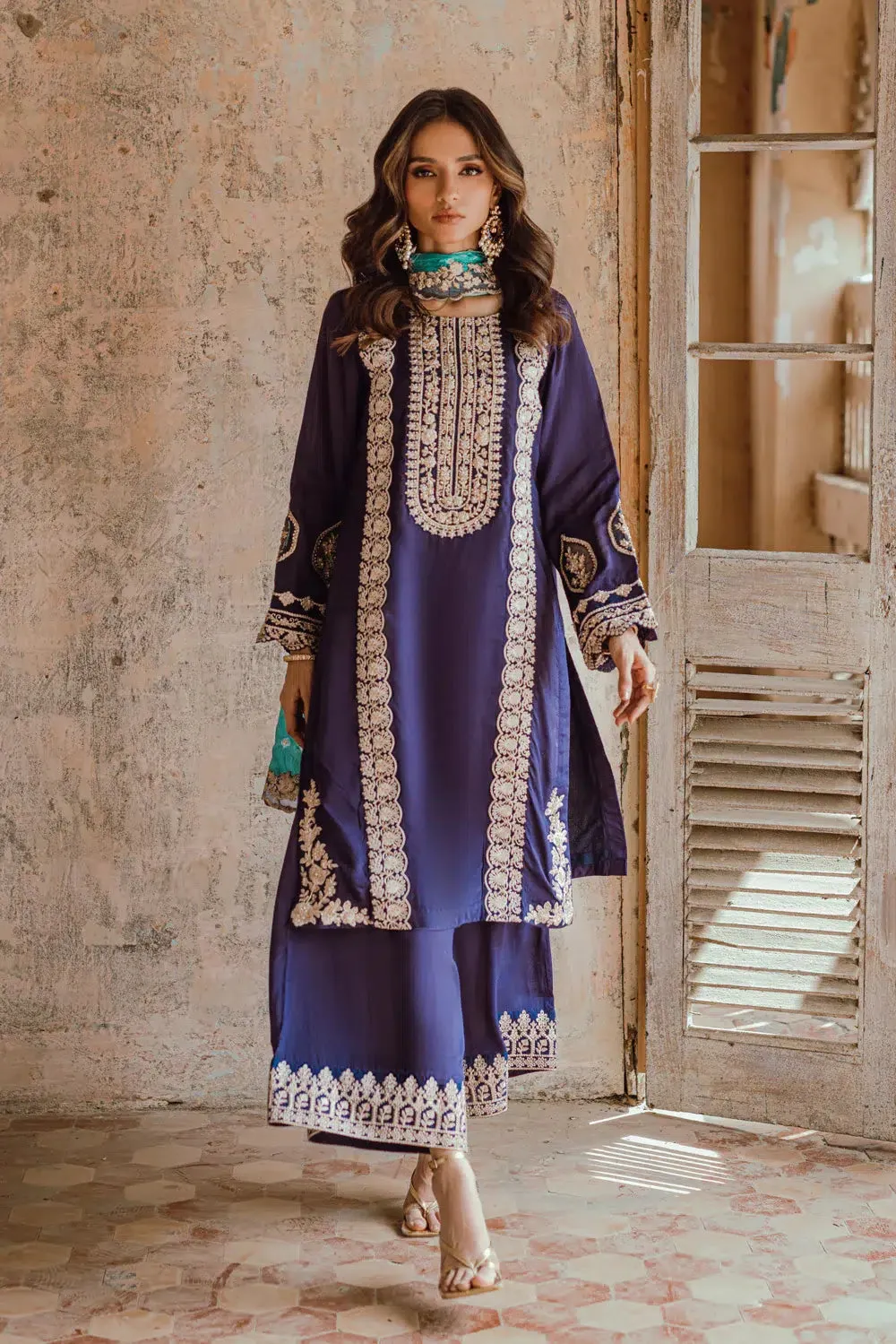 Azure | Embroidered Formals | Mystique Nova