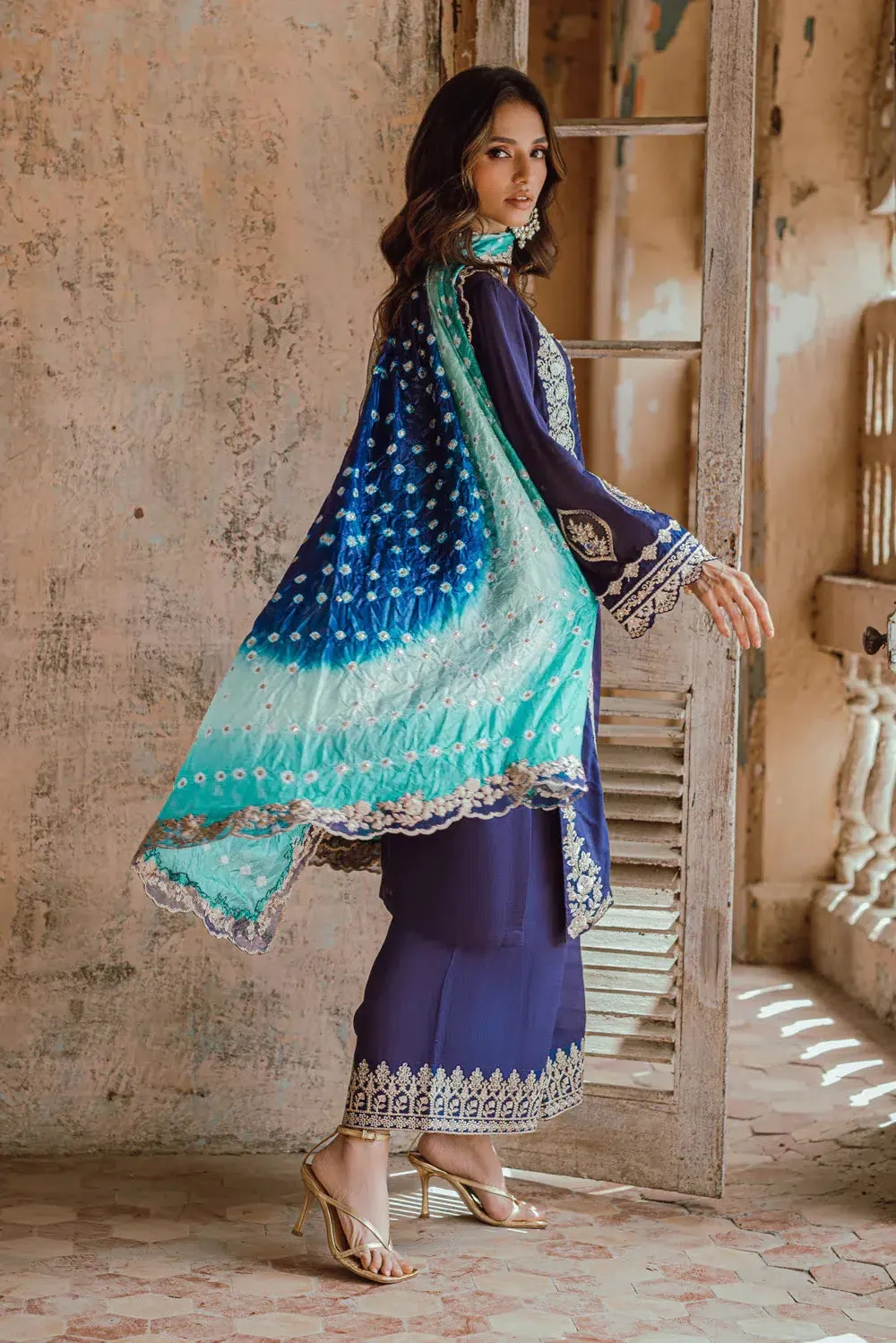 Azure | Embroidered Formals | Mystique Nova