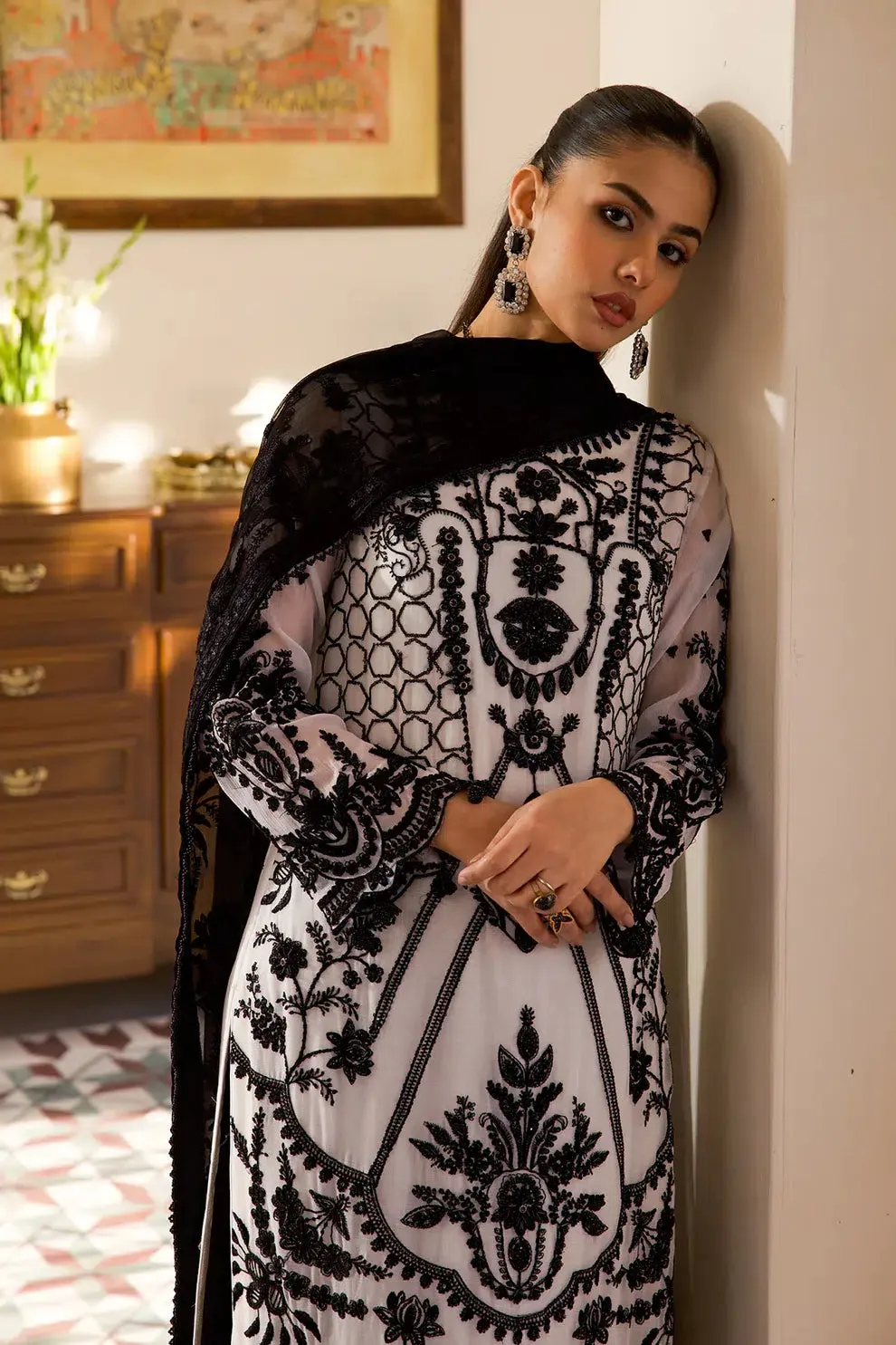 Azure | Embroidered Formals | ZN-06