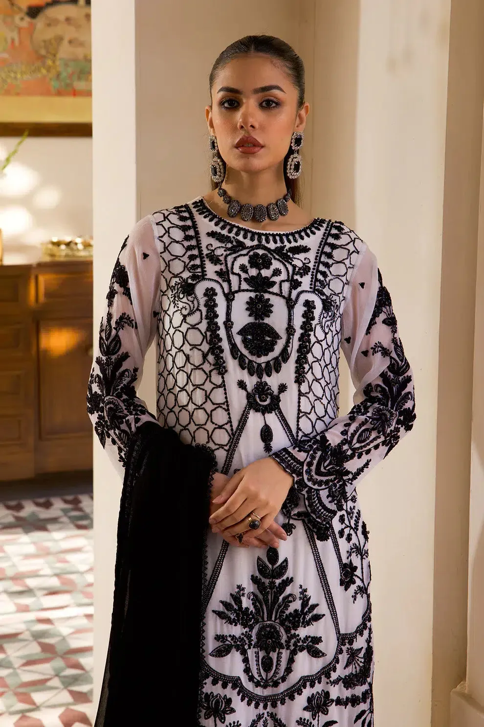 Azure | Embroidered Formals | ZN-06