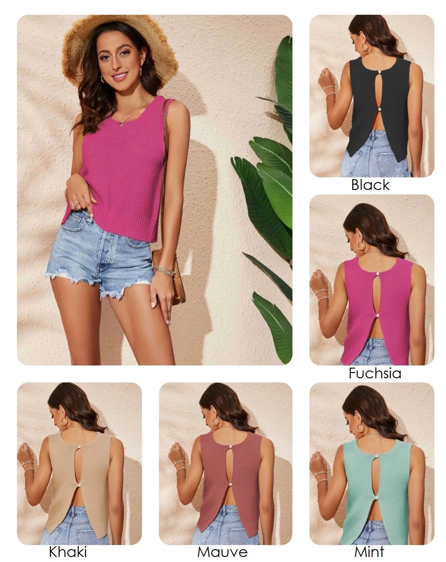 Be Right Back Knit Tank | 5 colors |