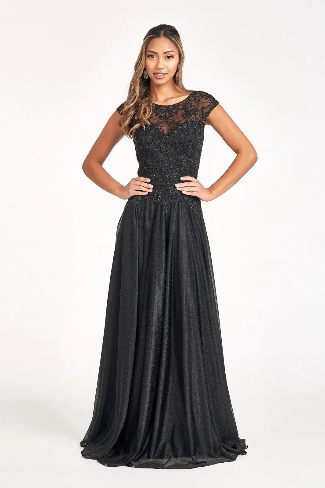 Beads Embellished Embroidered A-line Dress Sale