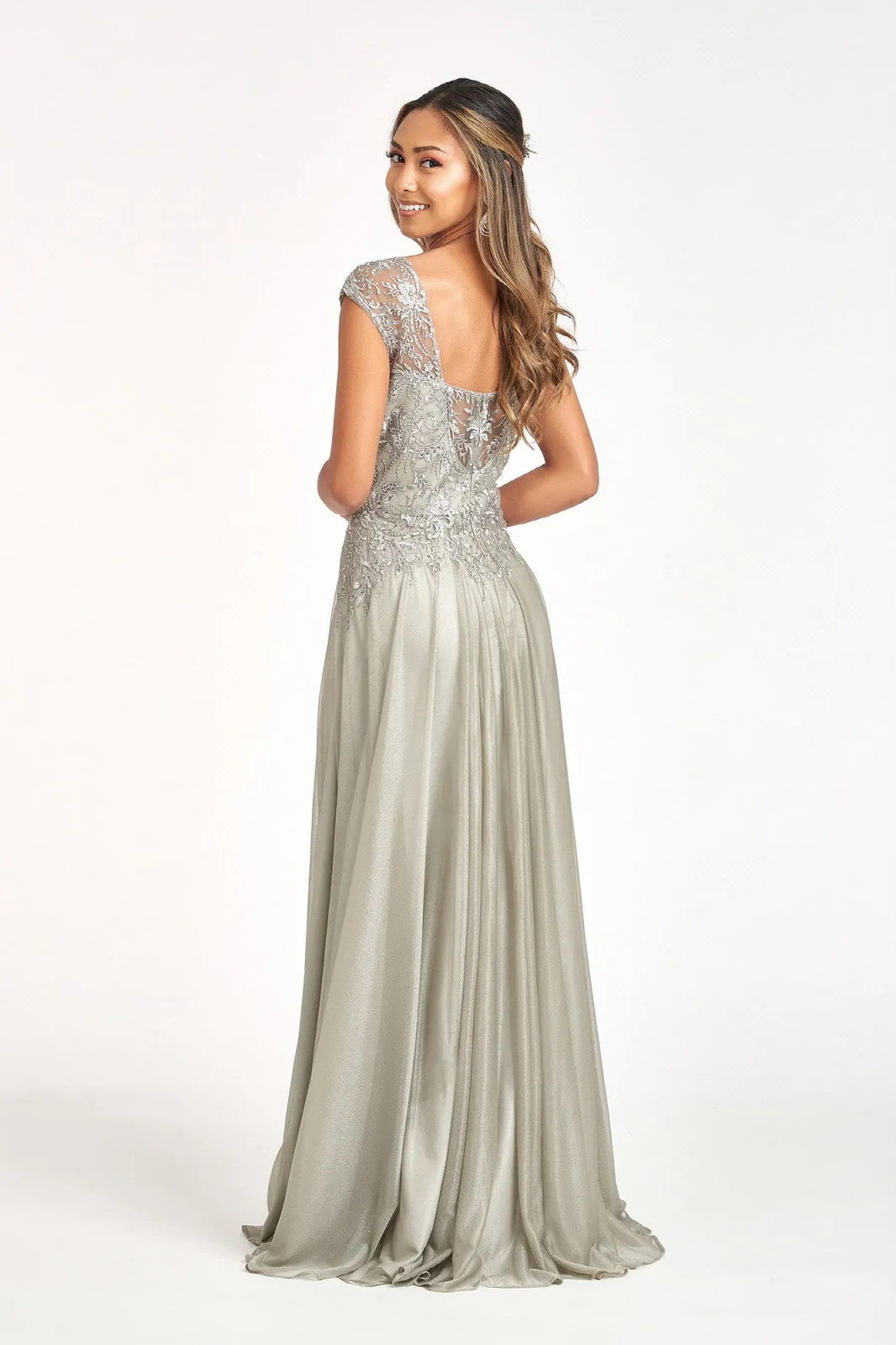 Beads Embellished Embroidered A-line Dress Sale
