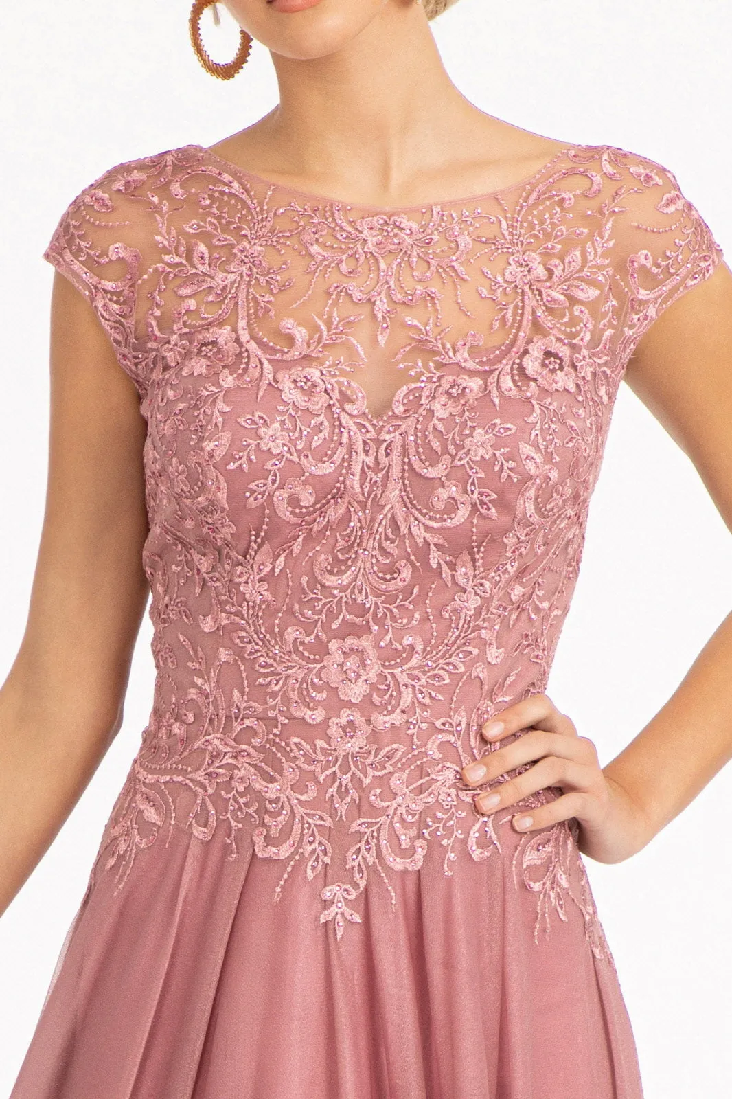Beads Embellished Embroidered A-line Dress Sale