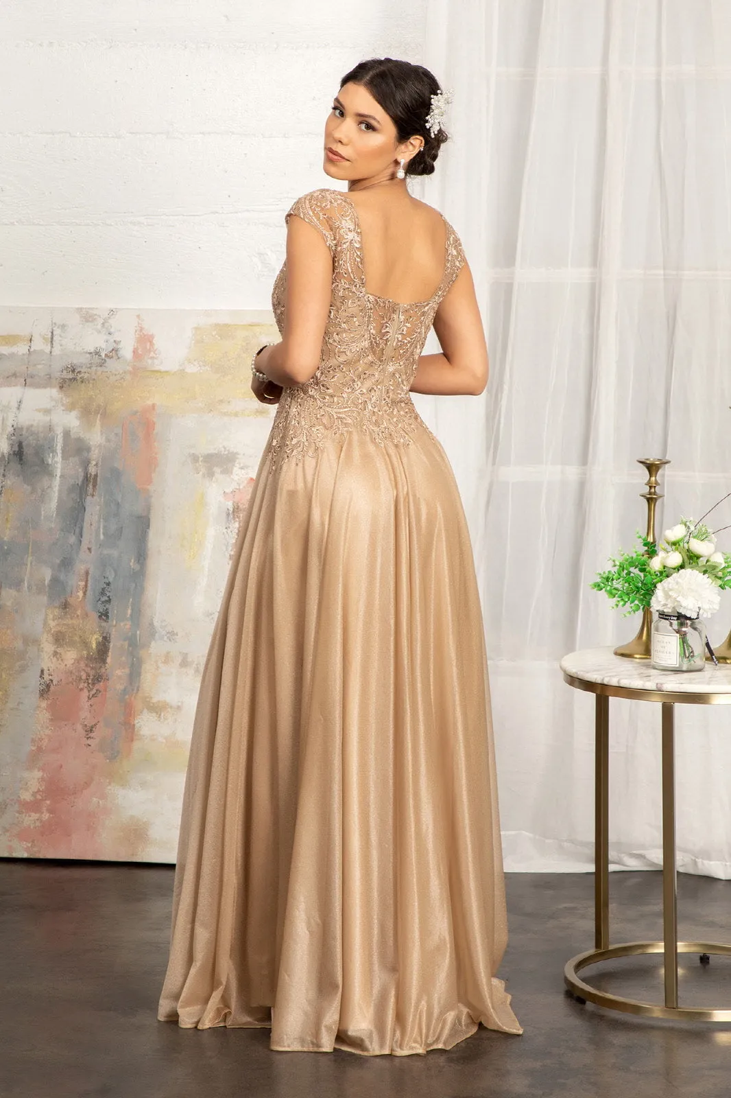Beads Embellished Embroidered A-line Dress Sale