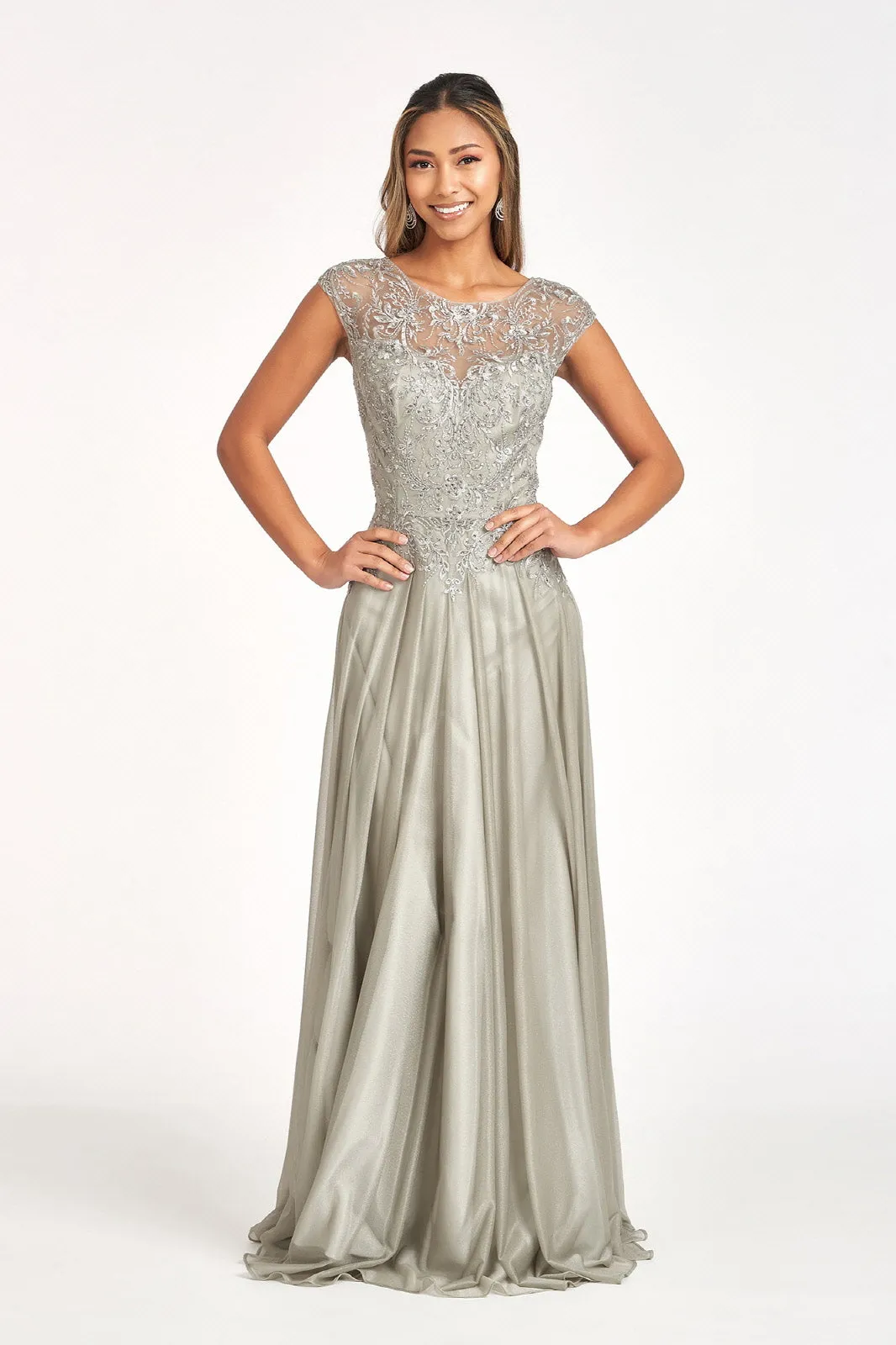 Beads Embellished Embroidered A-line Dress Sale