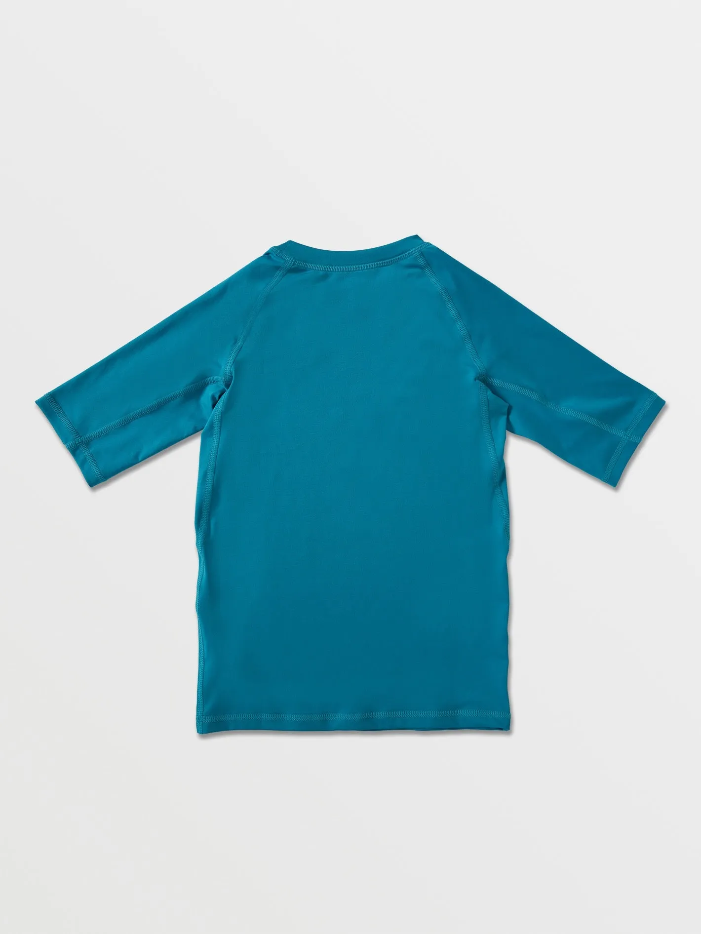 Big Boys Lido Solid Short Sleeve Rashguard - Barrier Reef