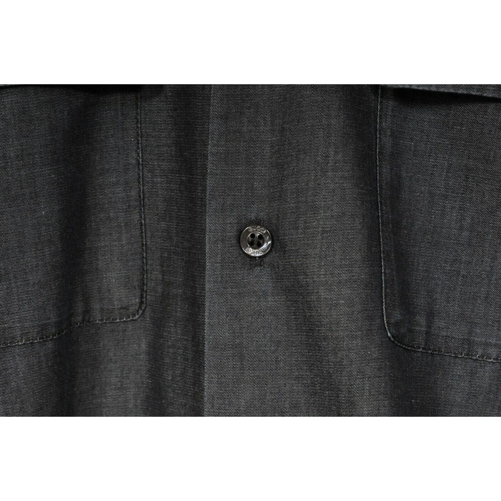 Blue Indigo Denim Duke Fit Button Down Shirt