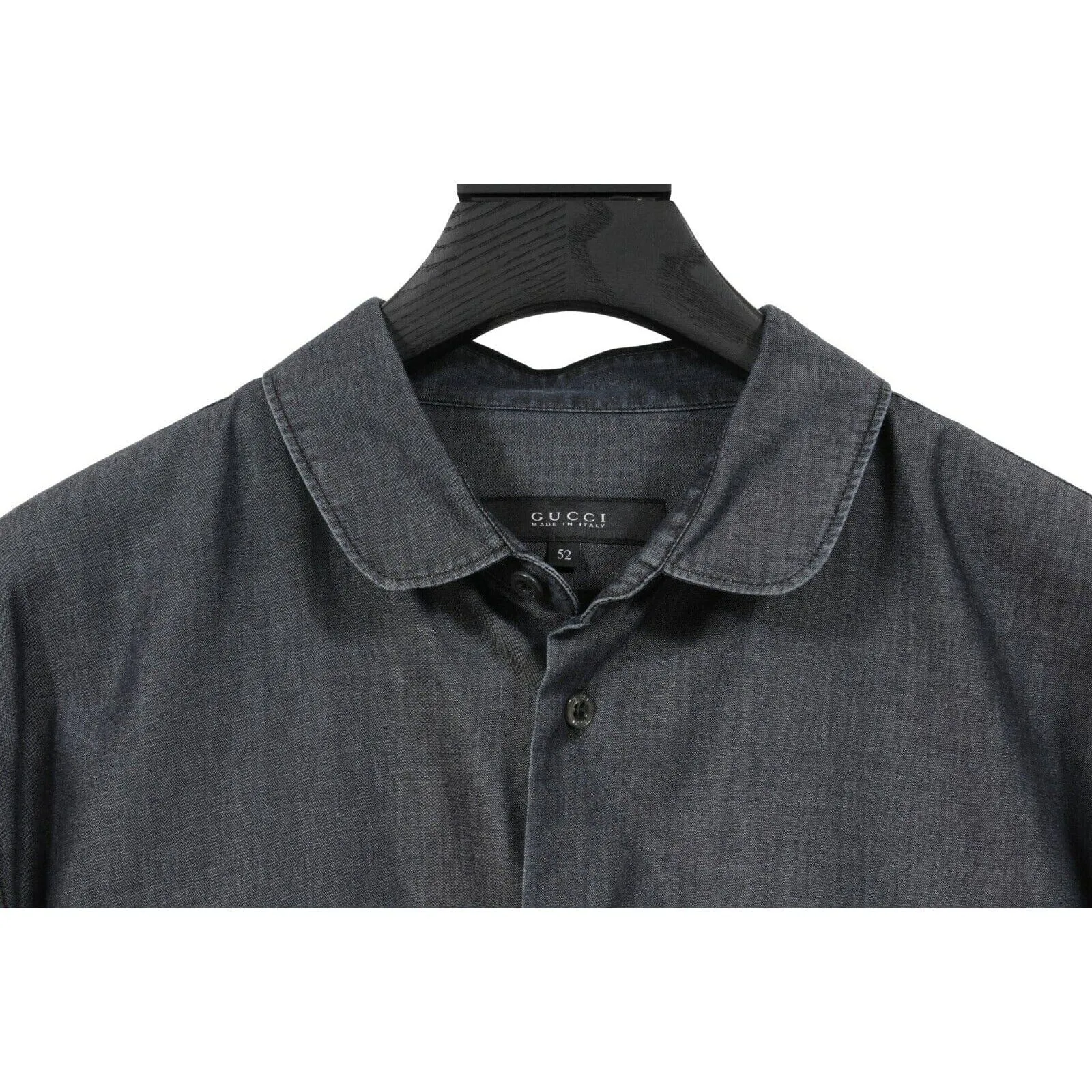 Blue Indigo Denim Duke Fit Button Down Shirt