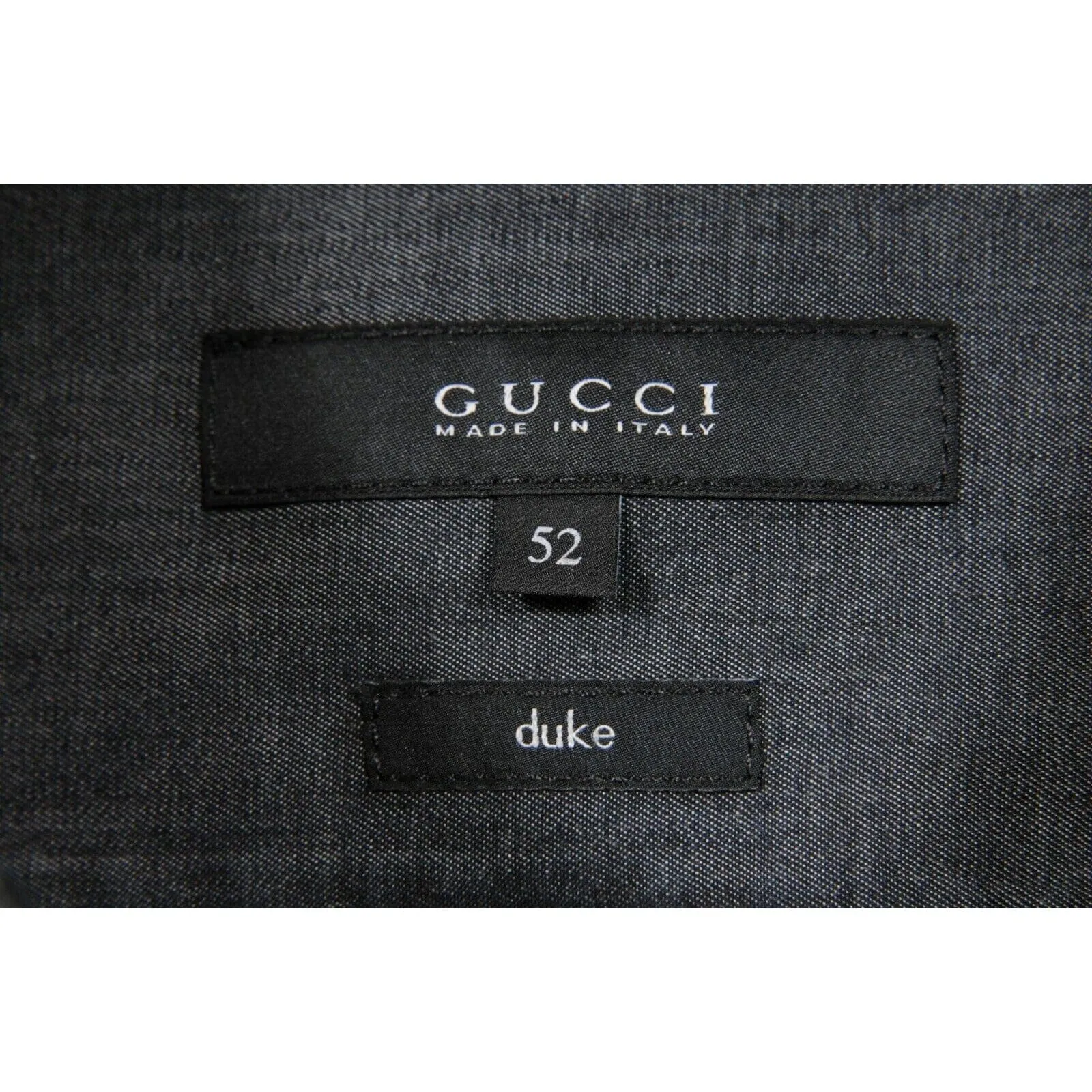 Blue Indigo Denim Duke Fit Button Down Shirt