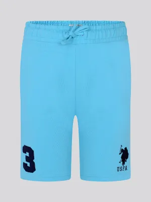 Boys Player 3 Sweat Shorts in Bachelor Button