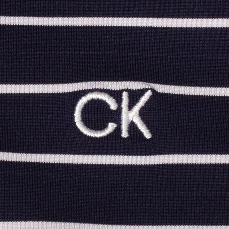 CALVIN KLEIN Silverstone Men's Polo (Evening Blue/White)