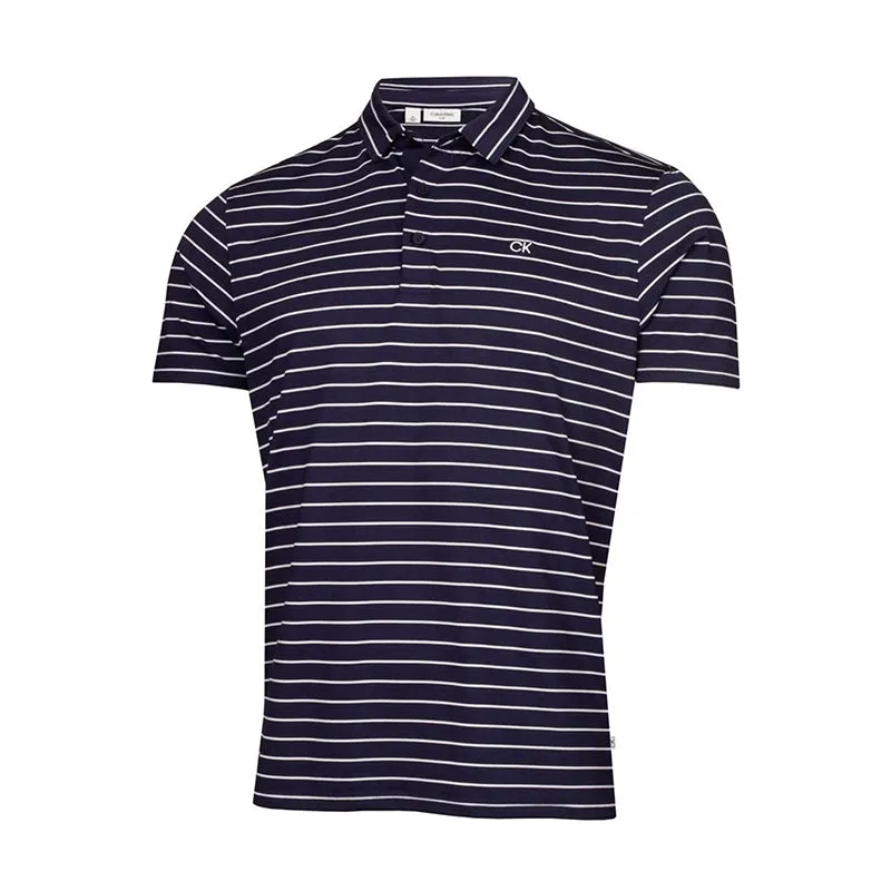 CALVIN KLEIN Silverstone Men's Polo (Evening Blue/White)