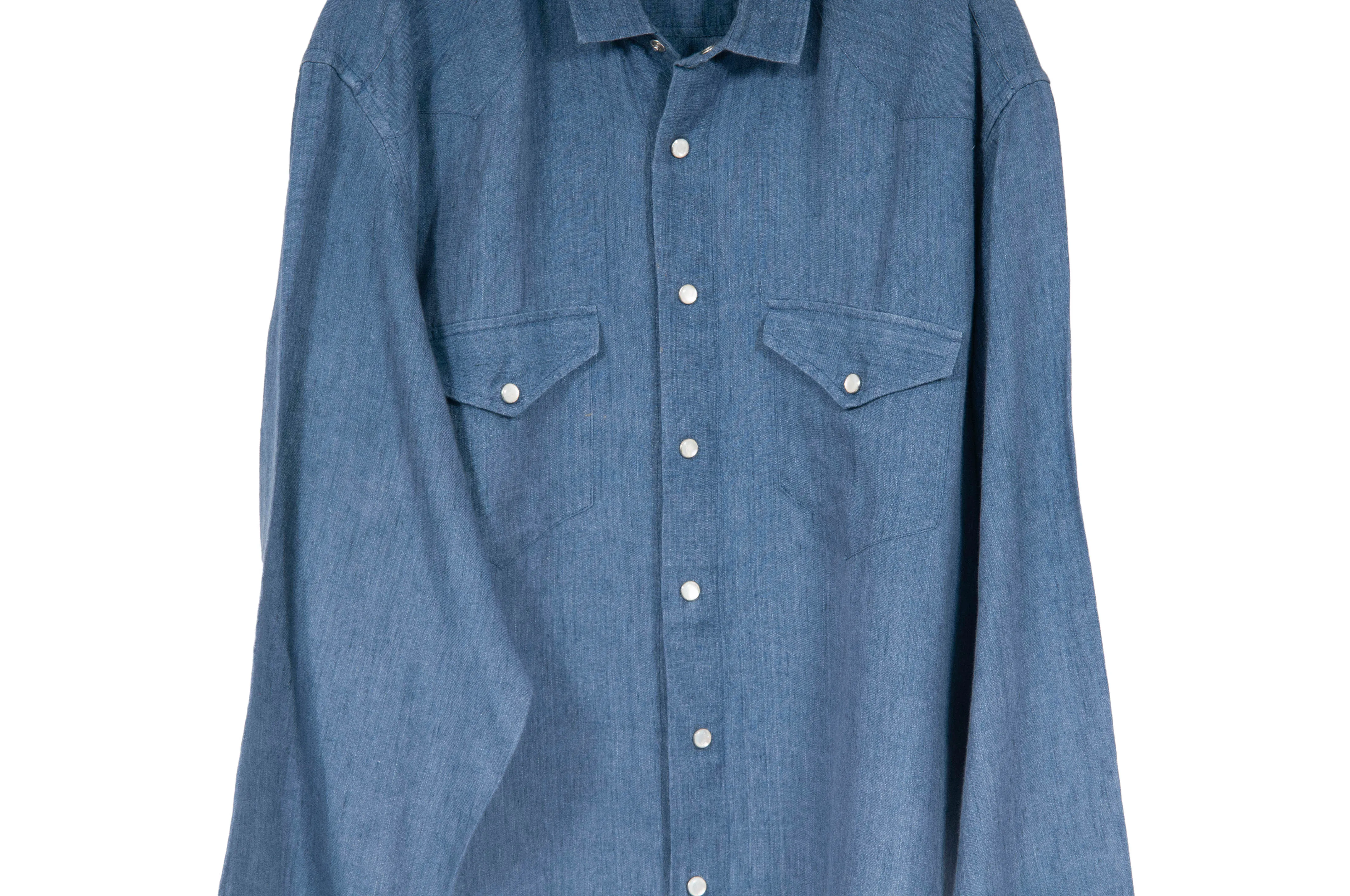 Camicia Denim Button Down