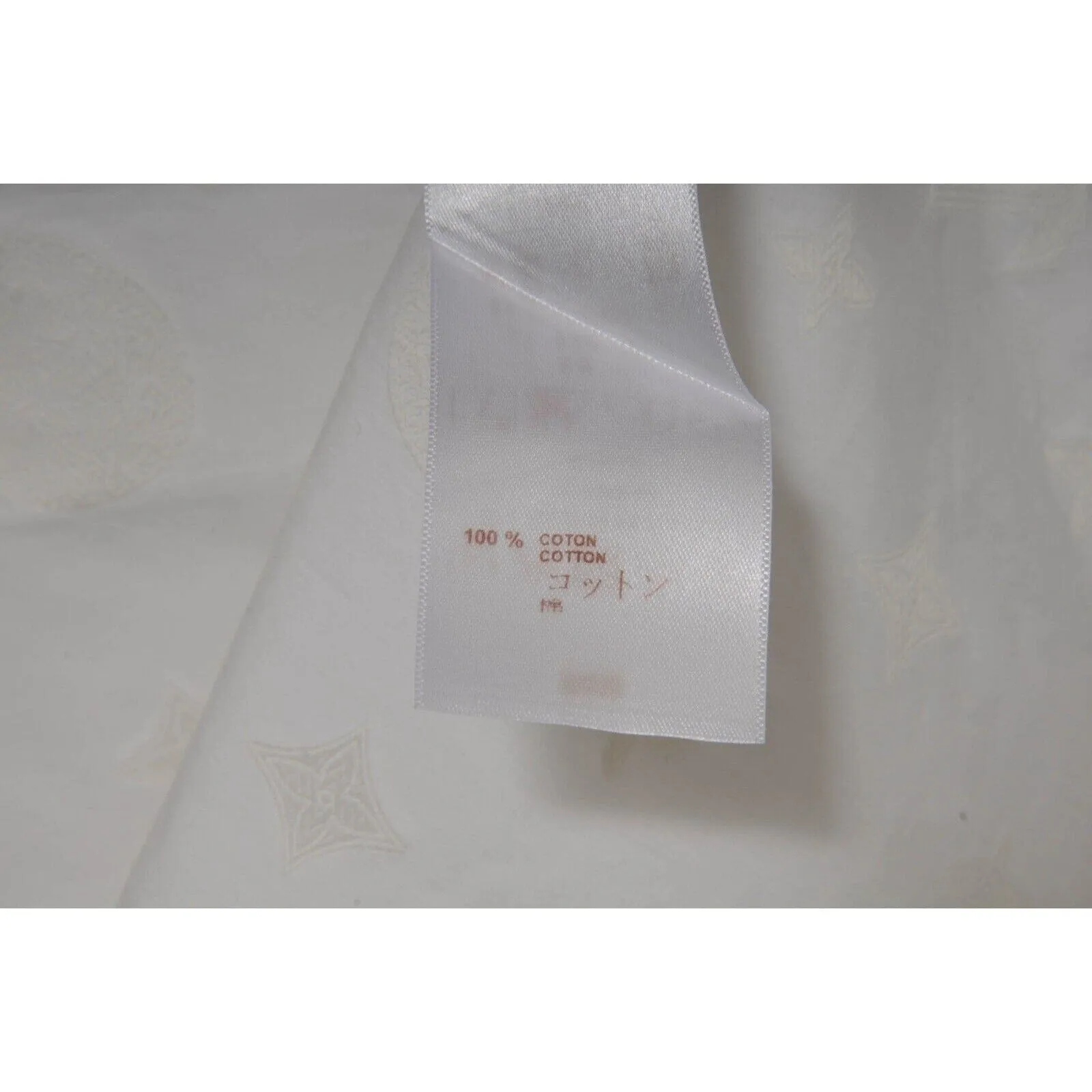 Christopher Nemeth Button Down Shirt White Logo Monogram