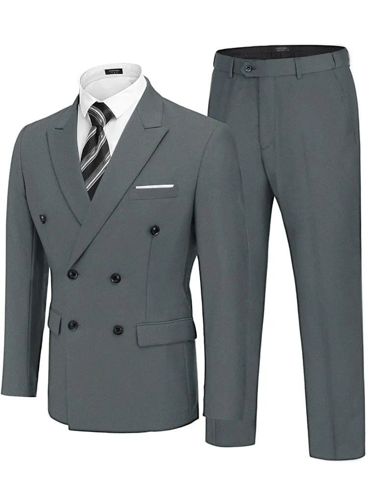 Classic Double Breasted Suit Set (US Only)