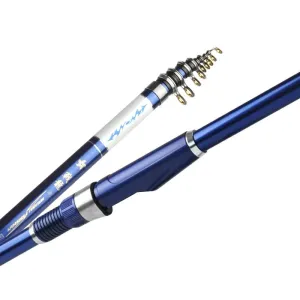 Cool! Hot Sale! Ocean Blue Fishing Rods for Spinning Reel 2.7M-5.4M Anti-saltwater Superhard 5-8 sections Free Shipping Today!