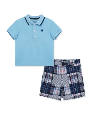 Crab Polo Short Set (2T-4T)