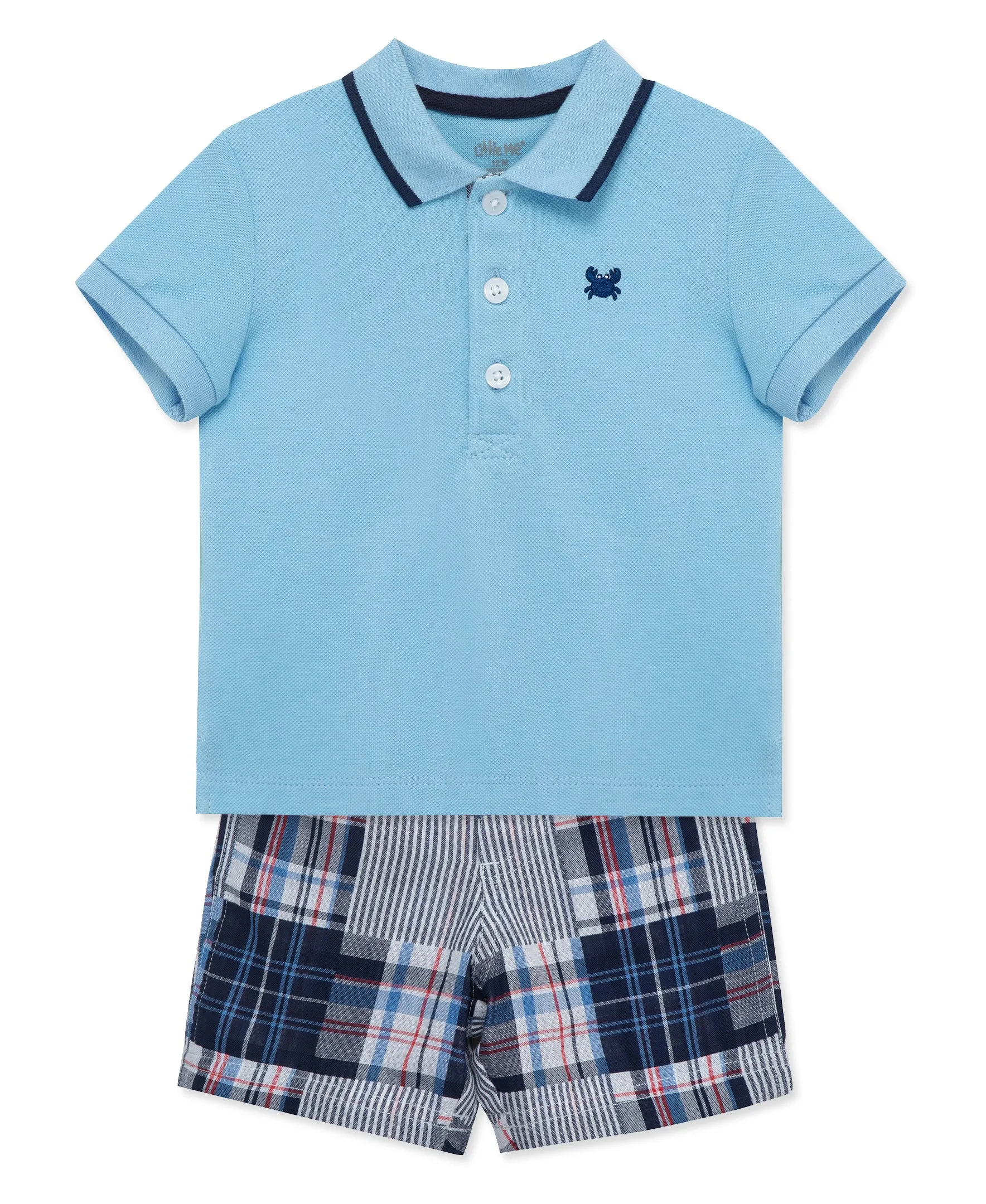 Crab Polo Short Set (2T-4T)