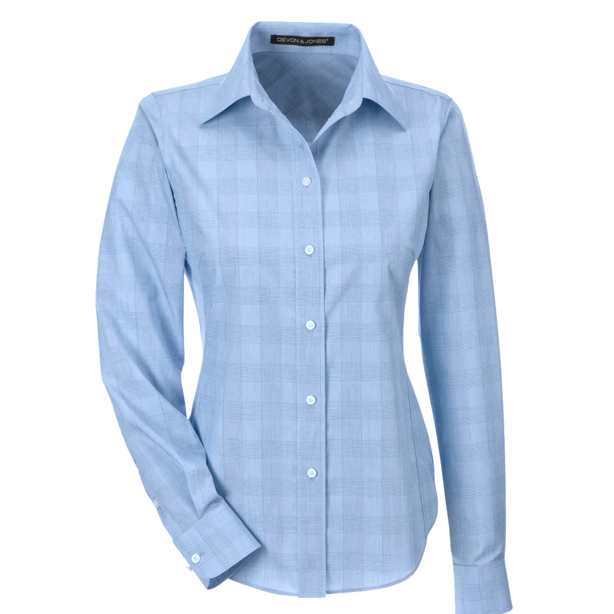 D1671W Ladies Crown Collection Glen Plaid
