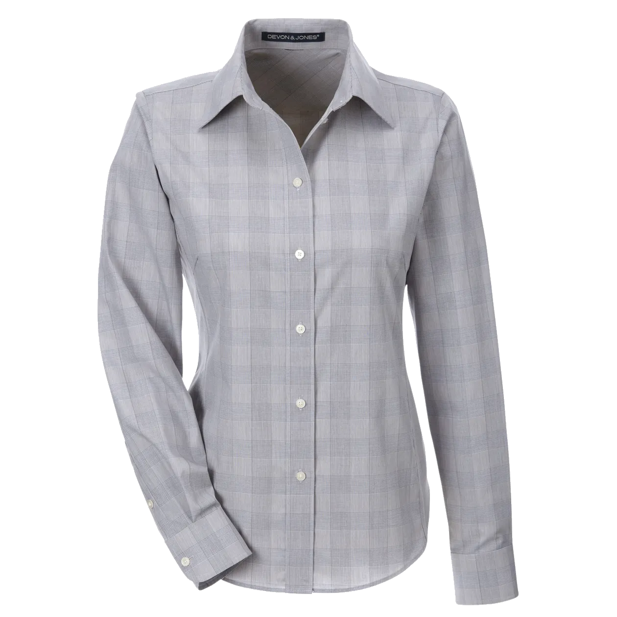 D1671W Ladies Crown Collection Glen Plaid