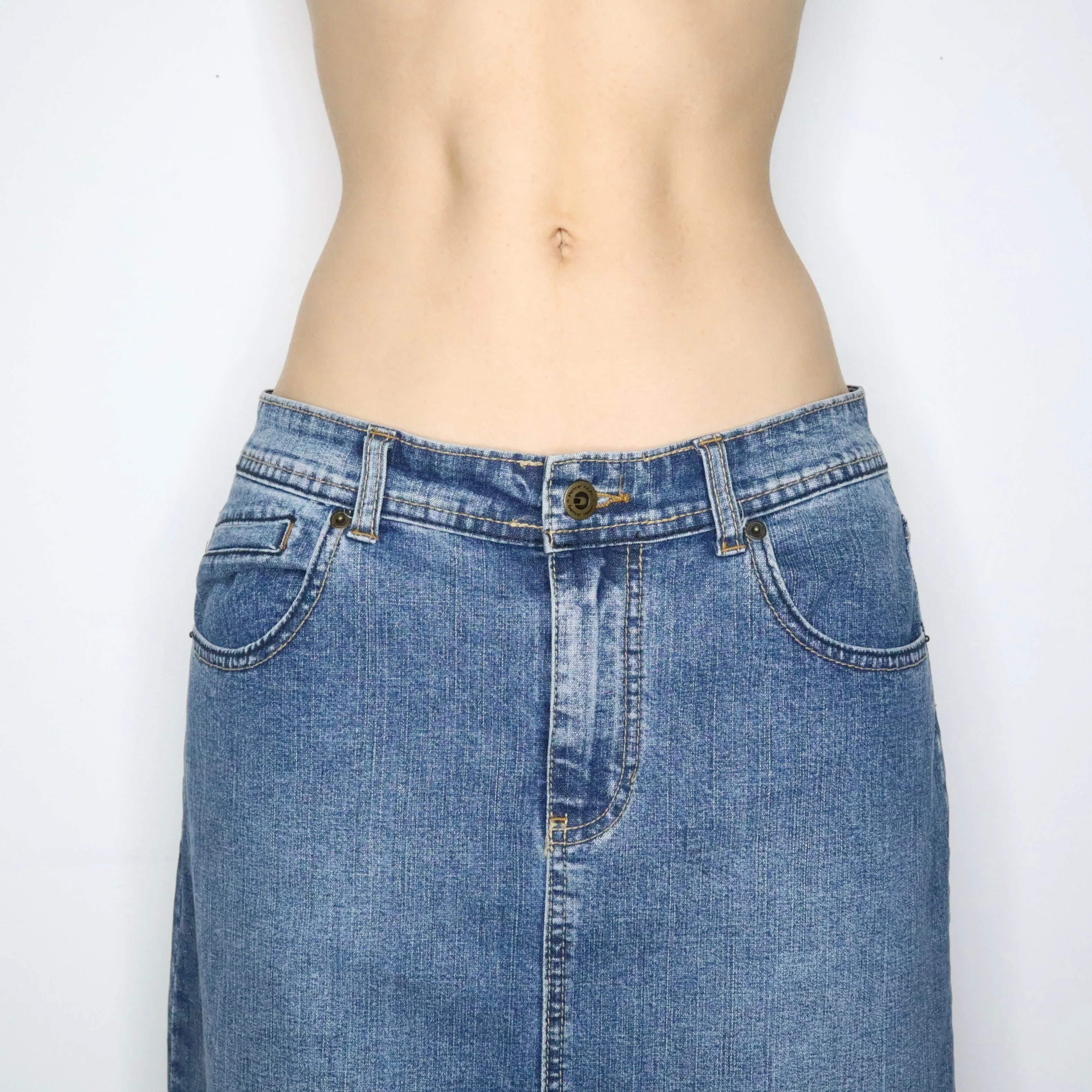 Denim Maxi Skirt (Medium) 