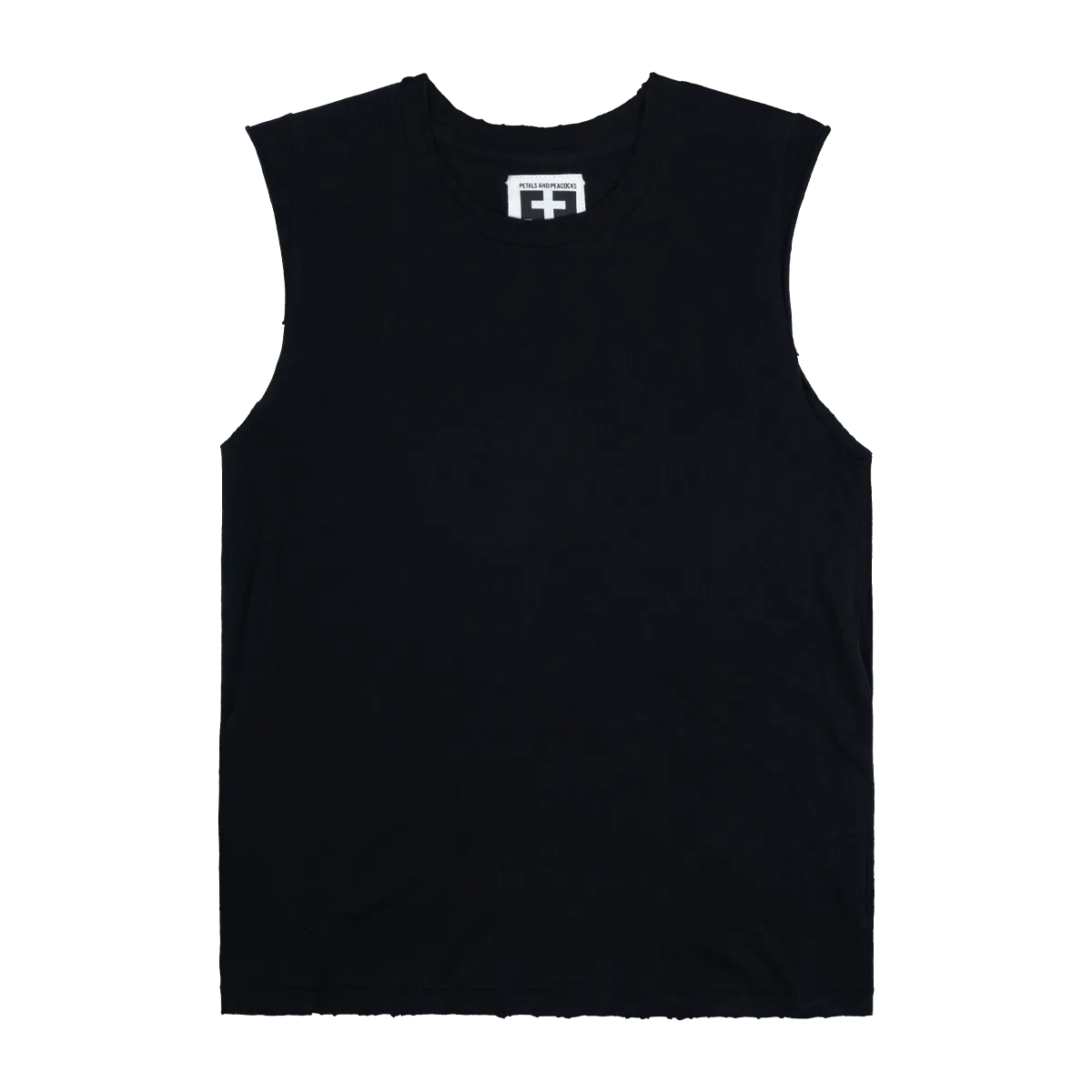 Destroyed Tank Top in Black
