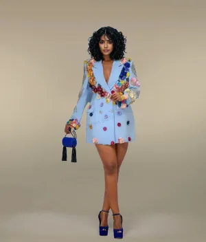EM Flower Women Suit Blazer