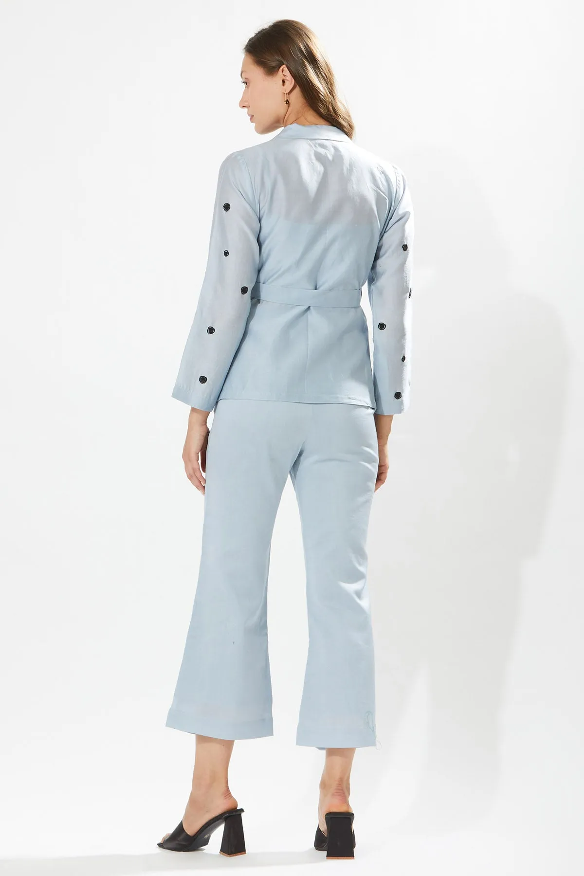 Embroidered Blazer Co-ord Set