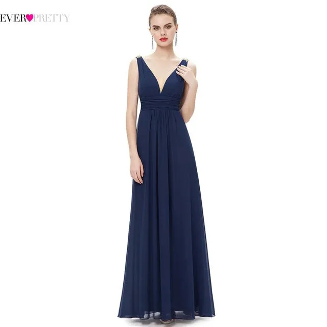 Evening Dresses New Arrival Empire EP09016 Ever Pretty Special Occasion Dresses V Neck Elegant 2017 Evening Dresses