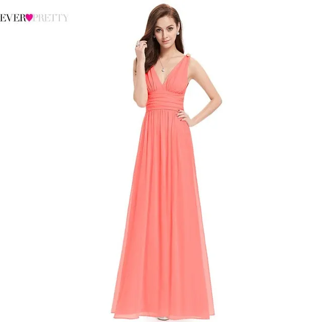 Evening Dresses New Arrival Empire EP09016 Ever Pretty Special Occasion Dresses V Neck Elegant 2017 Evening Dresses