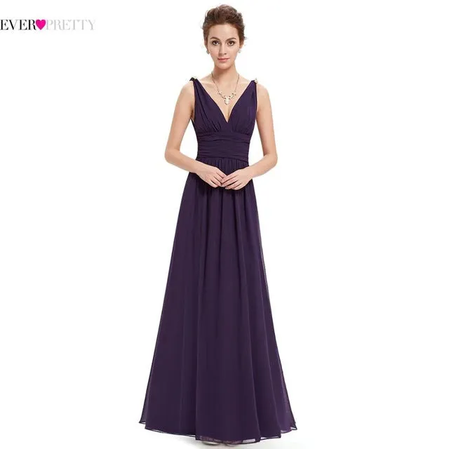 Evening Dresses New Arrival Empire EP09016 Ever Pretty Special Occasion Dresses V Neck Elegant 2017 Evening Dresses