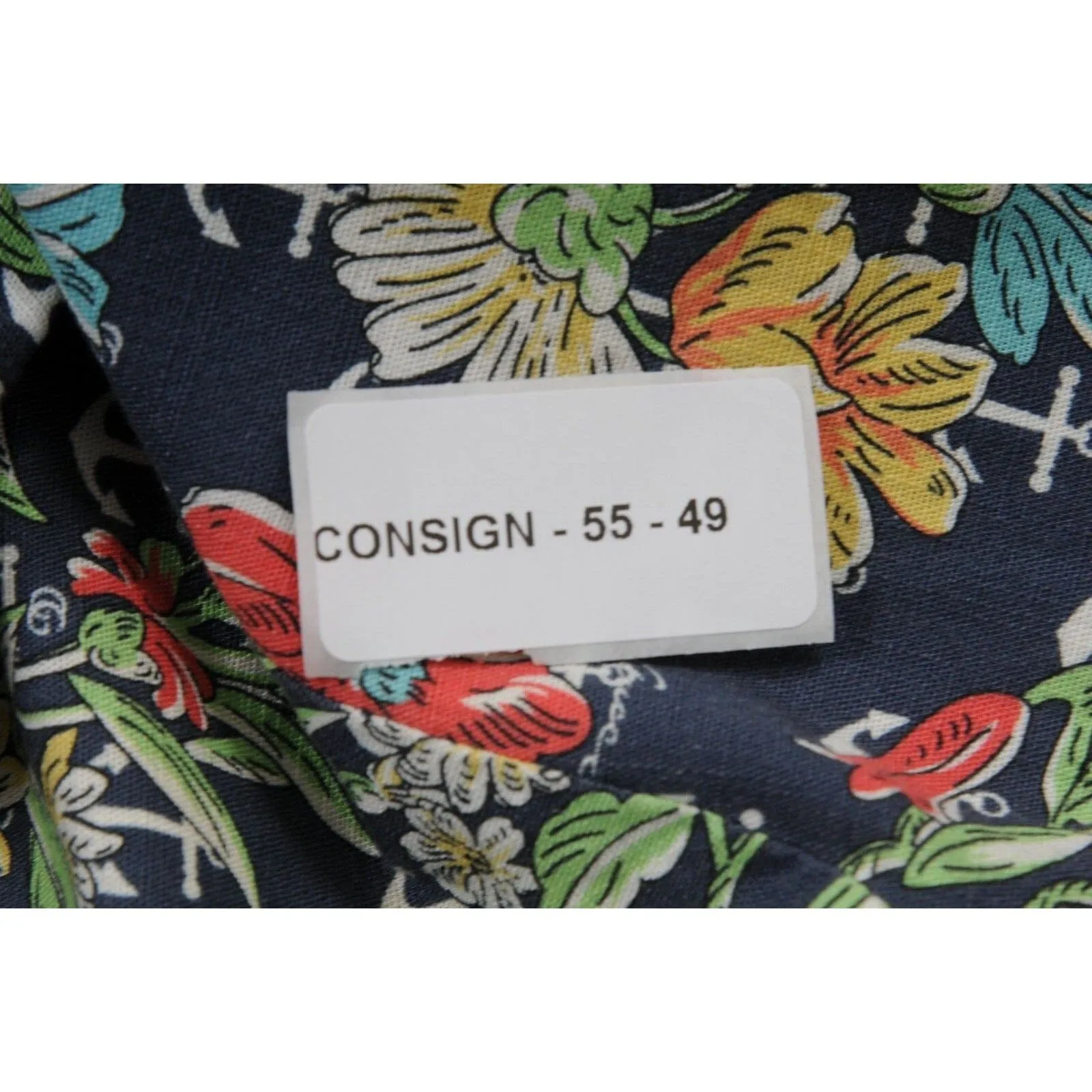Floral Anchor Bowling Button Down Shirt