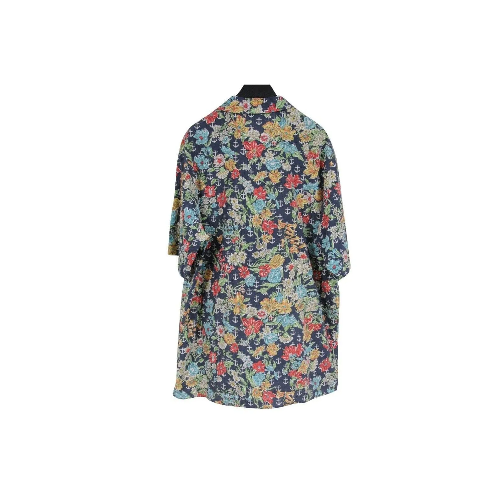 Floral Anchor Bowling Button Down Shirt