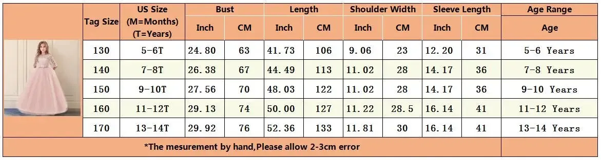 Flower Wedding Dress White First Communion Formal Long Lace Princess Prom Dress Long Gowns Kids Evening Formal Dress for Wedding