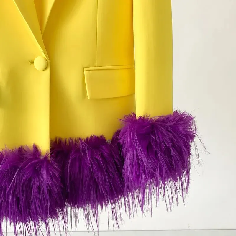 Fur Me Blazer Dress Set
