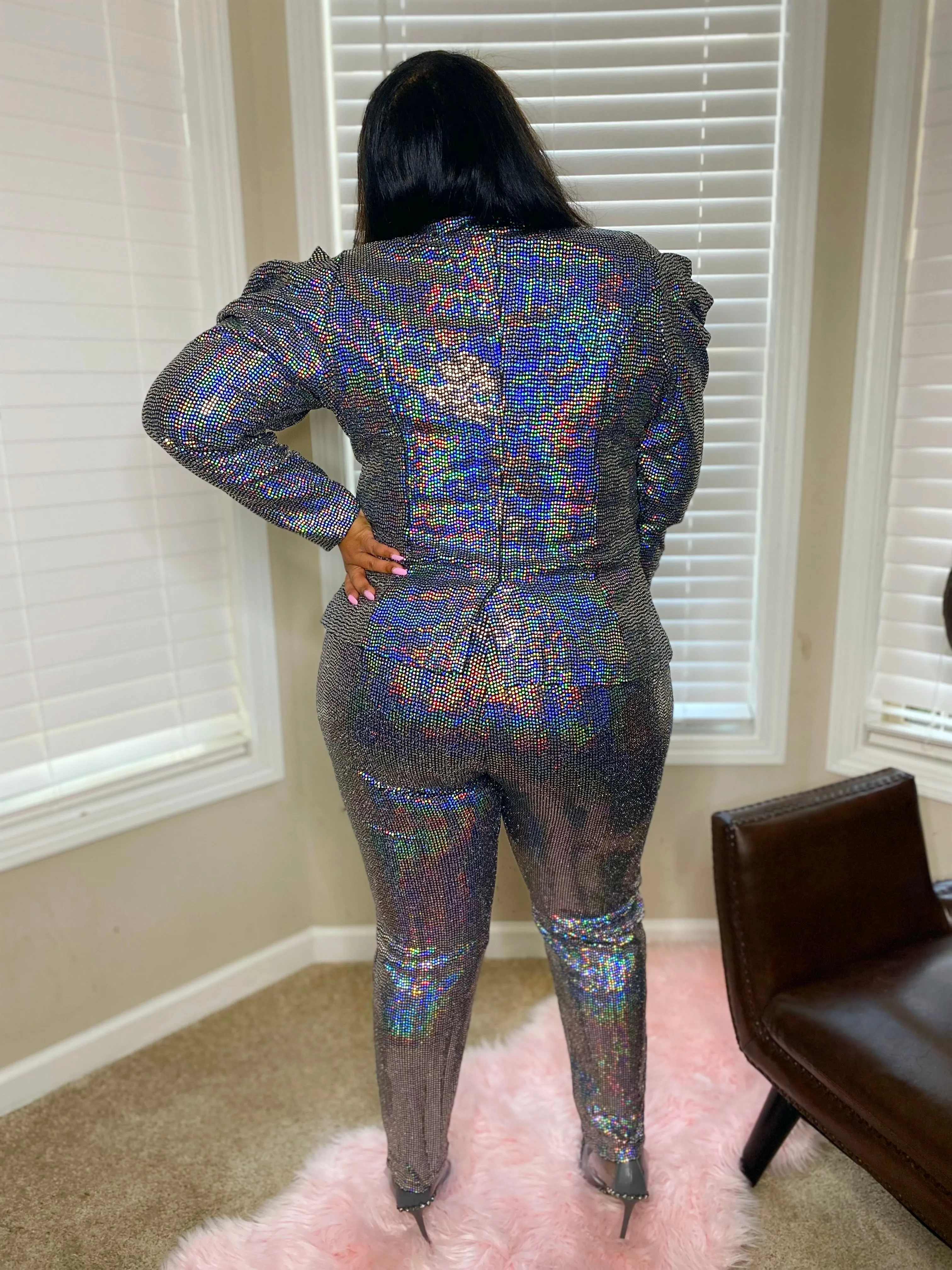 Glitter Glam Pant Suit