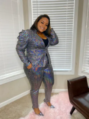 Glitter Glam Pant Suit