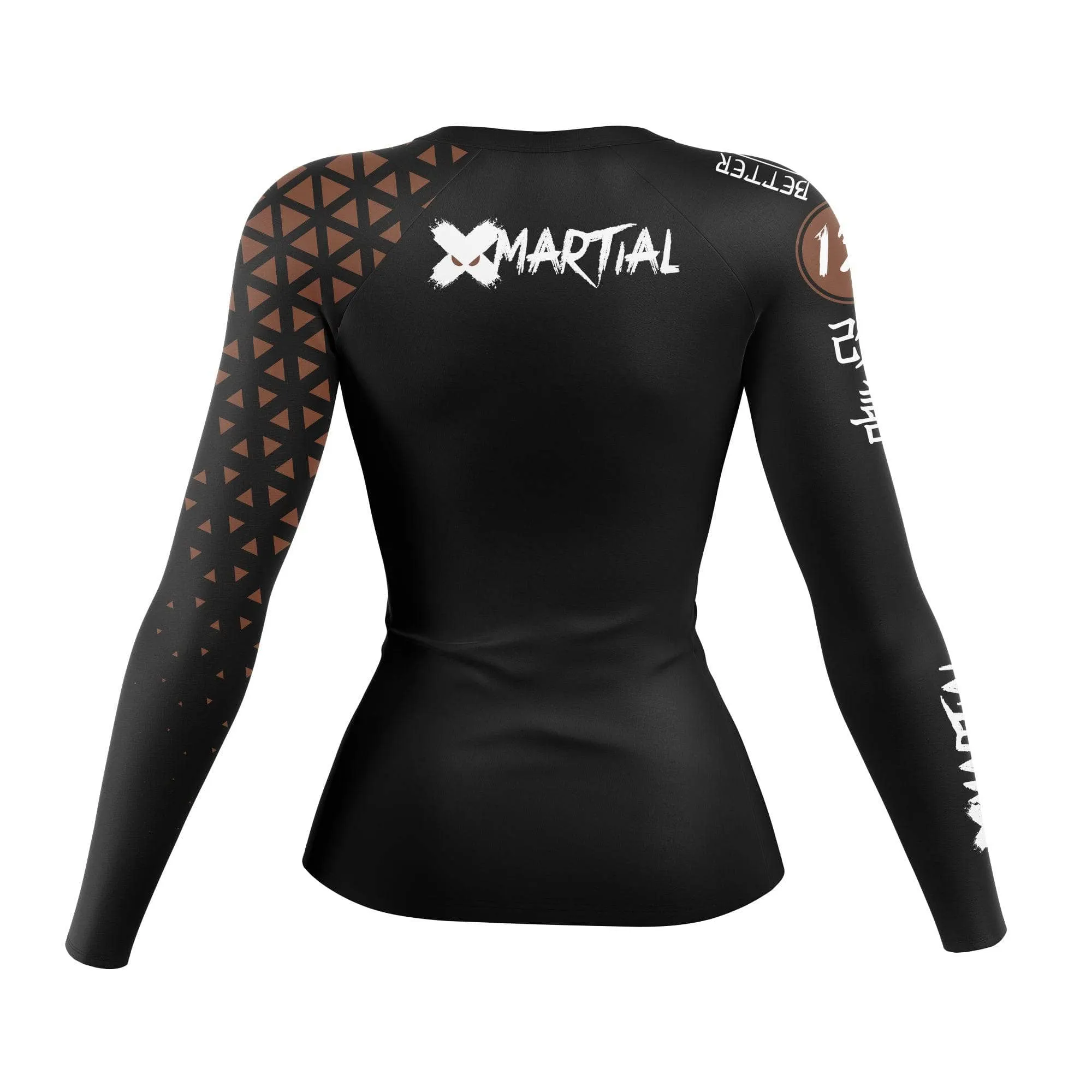 Grappler Women's Rank BJJ Rash Guard