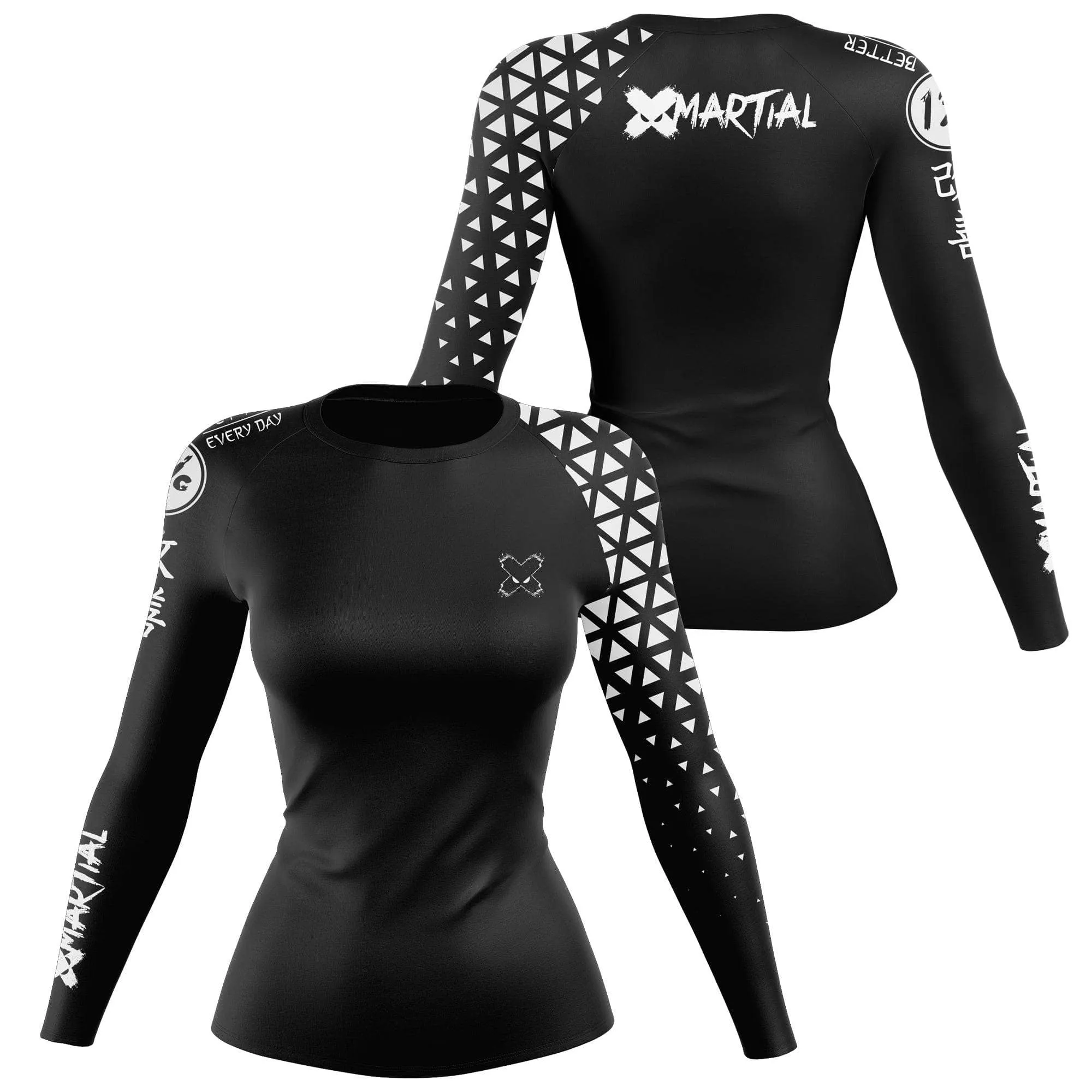 Grappler Women's Rank BJJ Rash Guard