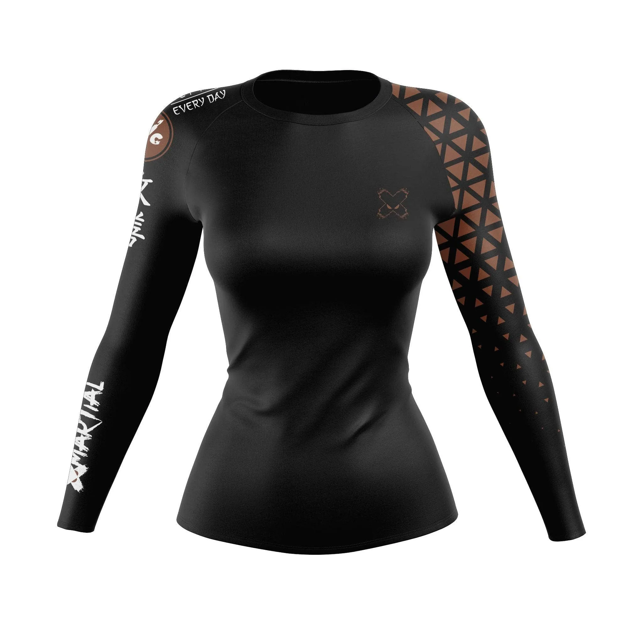 Grappler Women's Rank BJJ Rash Guard