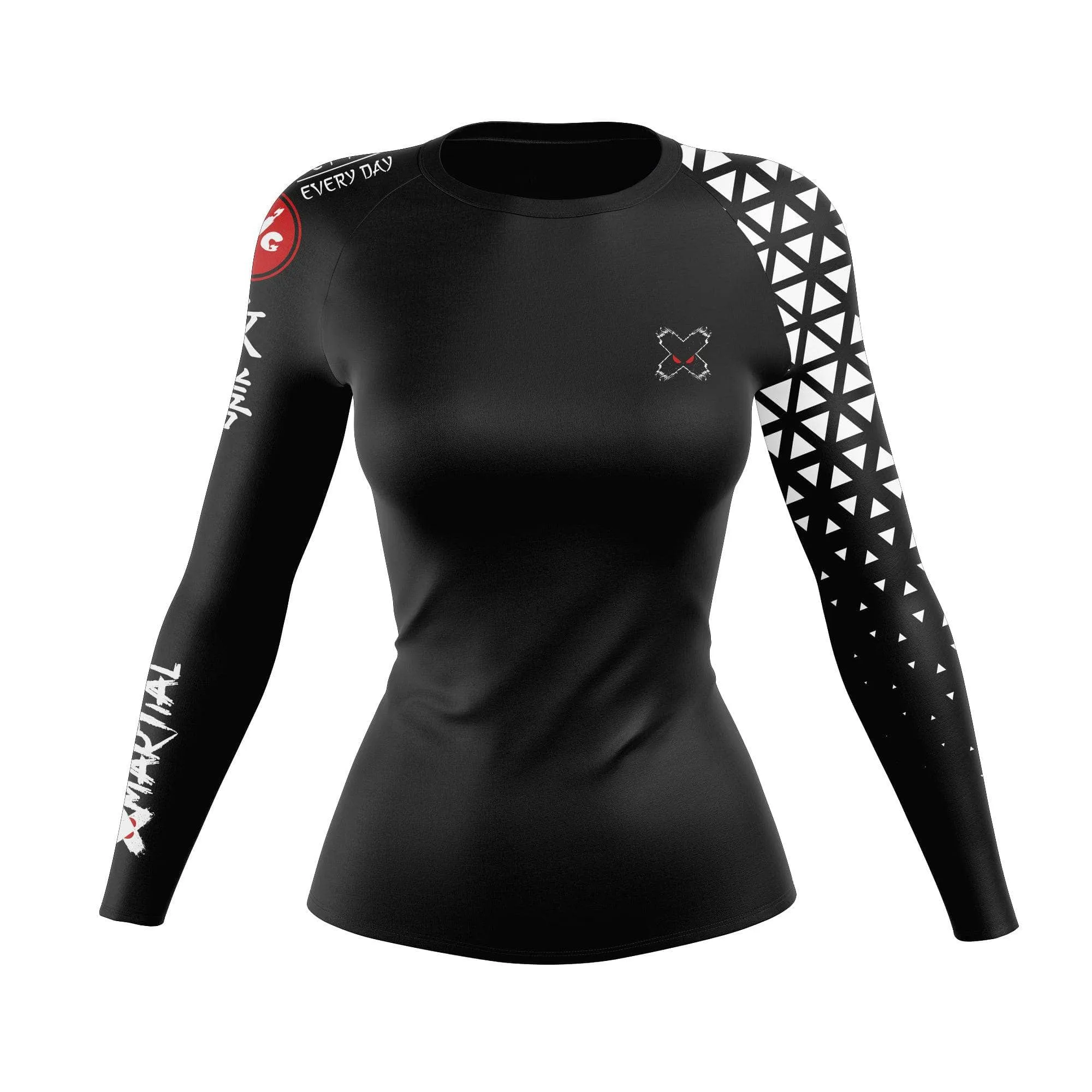 Grappler Women's Rank BJJ Rash Guard